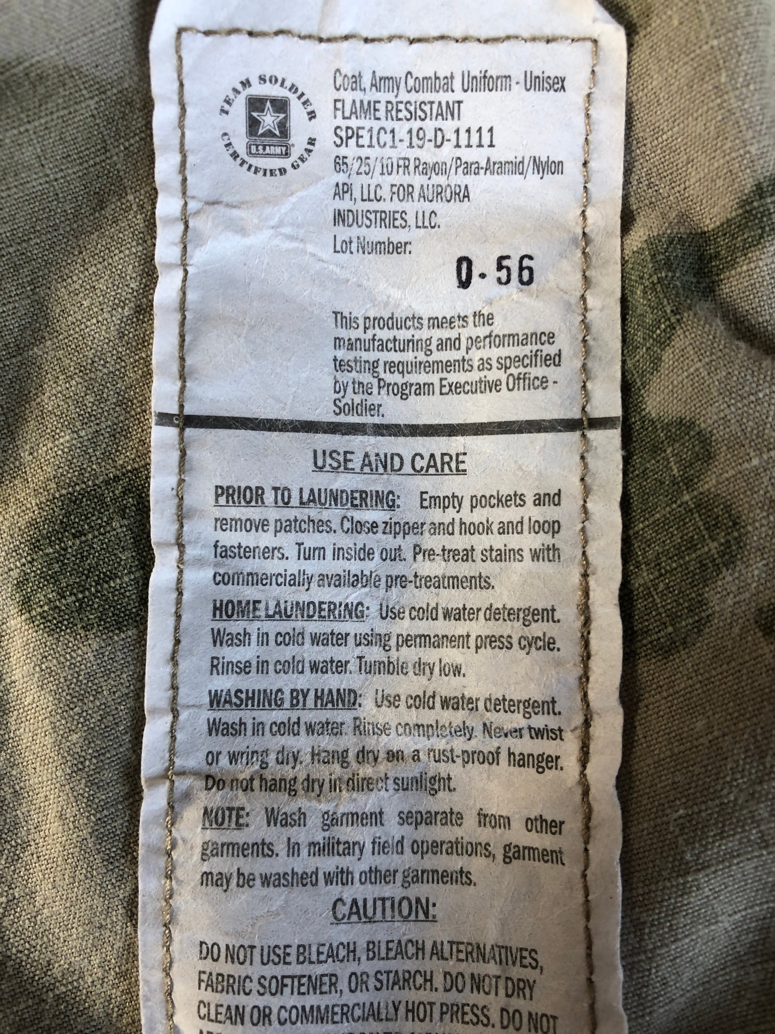 U.S. Army OCP Field Jacket